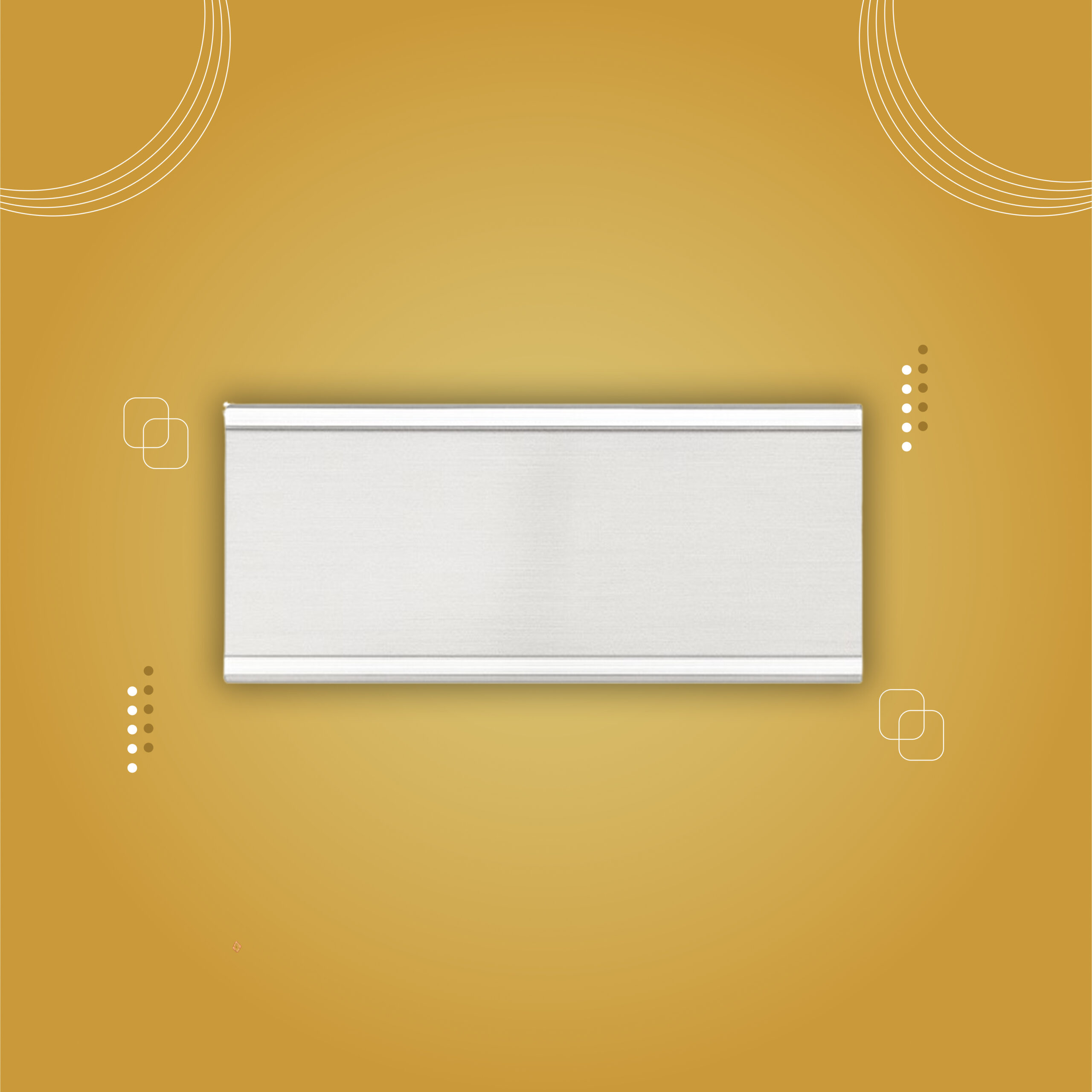 تاغ نيم (إطار فضي)