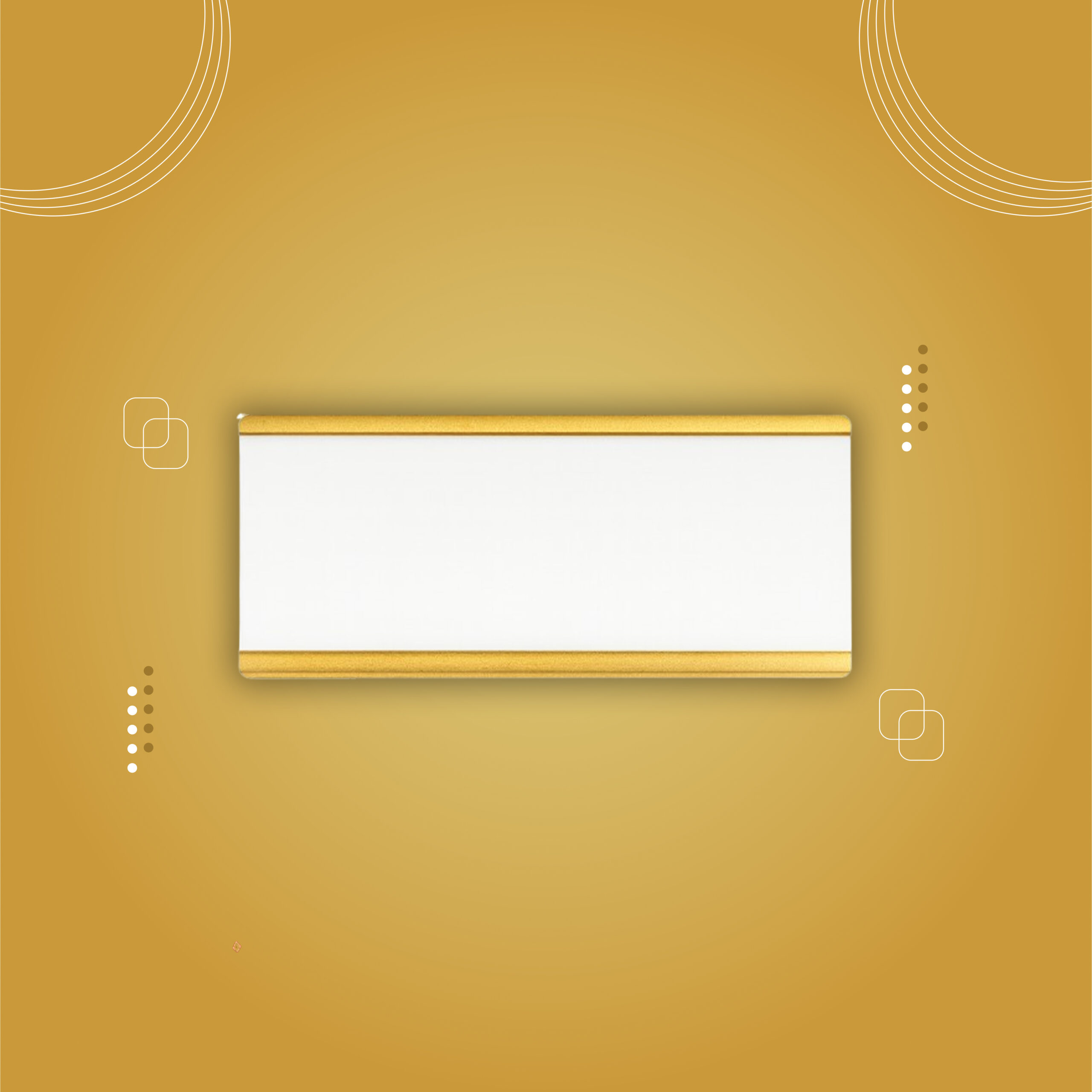 تاغ نيم (إطار ذهبي)