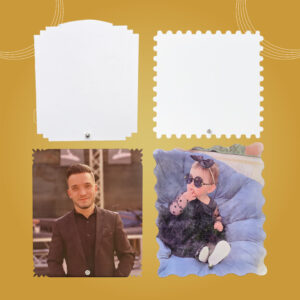 برواز A5 خشب بحواف مختلفة