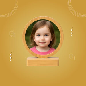 برواز دائري مع قاعدة