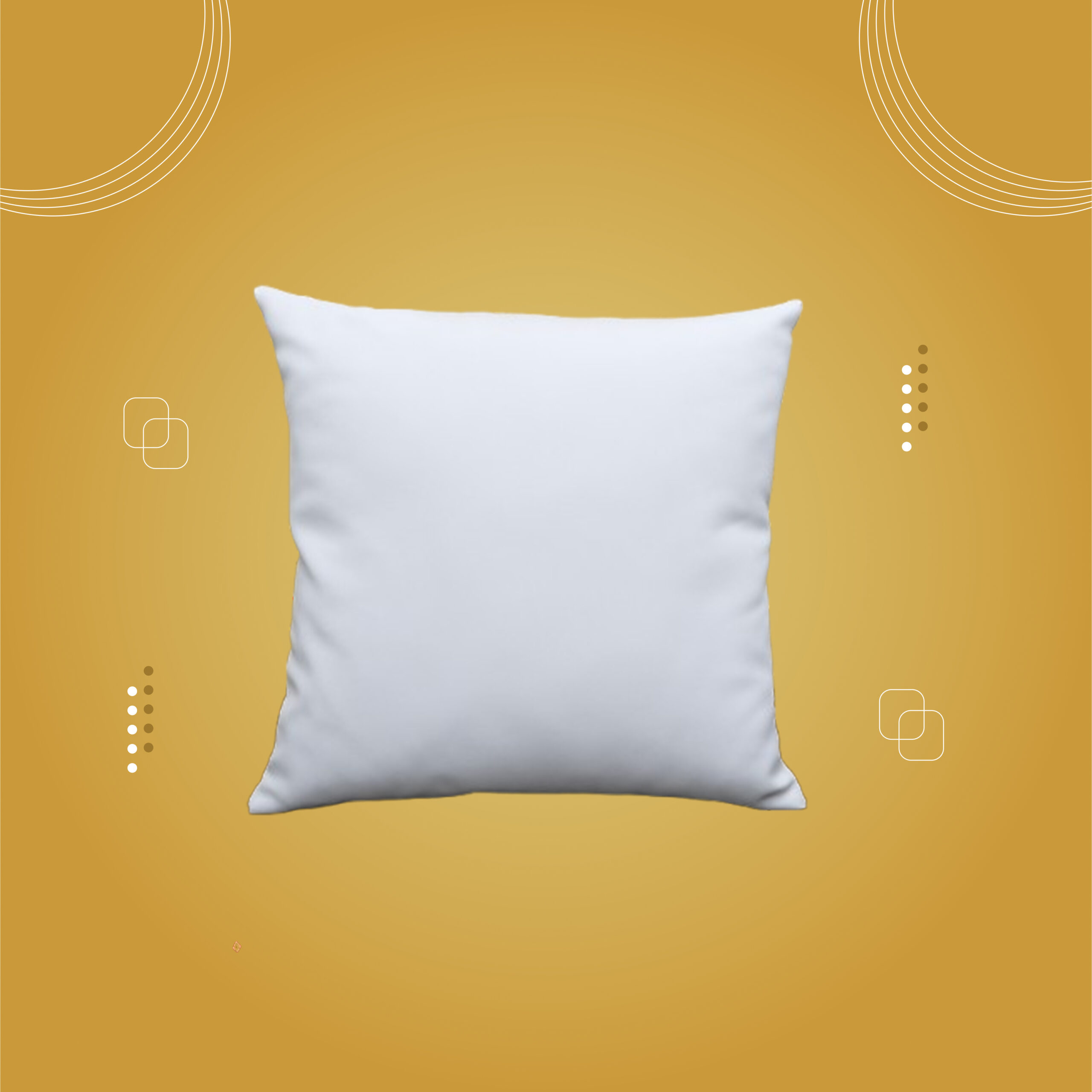 مخدة (أبيض سادة)