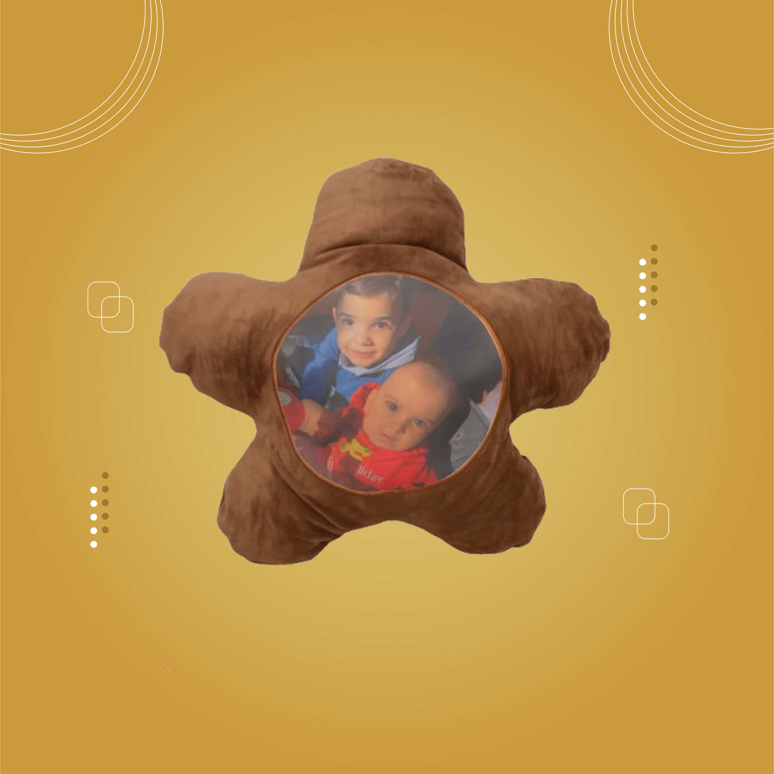 مخدة (شكل وردة)