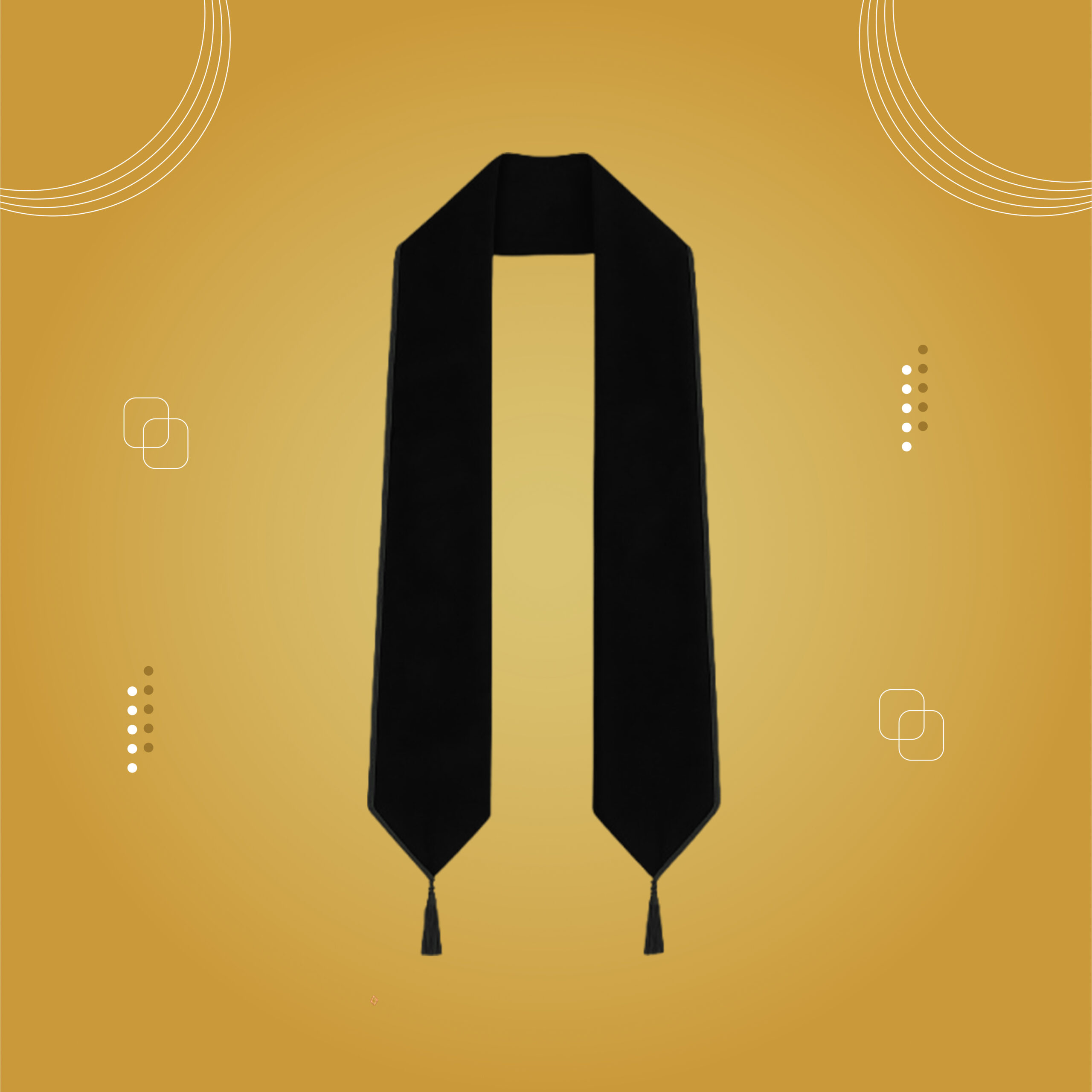 وشاح اسود فقط